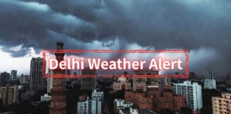 Delhi NCR rain thunderstorm weather alert March 2026