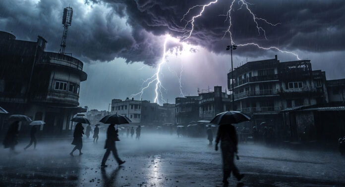 delhi-weather-rain-yellow-a Rain and thunderstorms expected in Delhi as IMD issues yellow alert.
