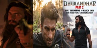 Ranveer Singh in fierce look from Dhurandhar 2 trailer with explosive action poster and March 2026 release date