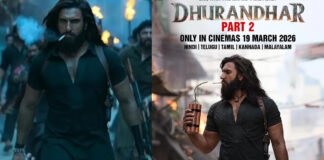 Ranbir Singh in Dhurandhar 2 The Revenge action movie poster style image ahead of trailer release