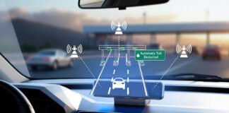 GNSS GPS toll device installation in old car dashboard for India highway toll system