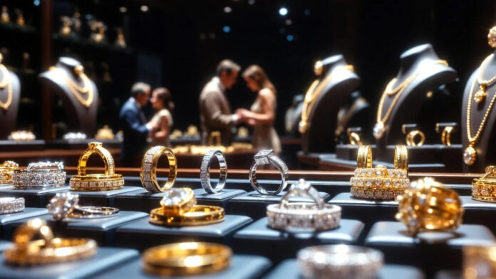 gold-silver-price-surge-saf Gold and silver bars displayed in bullion market as precious metal prices rise amid global geopolitical tensions and increased safe-haven demand