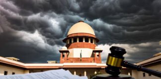 Supreme Court of India building representing legal challenge to Gujarat Uniform Civil Code