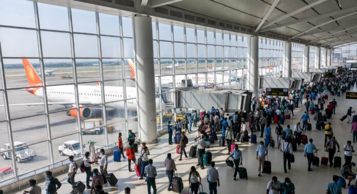 india-airfare-caps-removed- India airfare caps removed domestic flights ticket prices airport passengers boarding plane