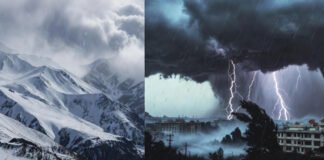 North India weather snowfall rain storm Delhi NCR hail alert March 2026