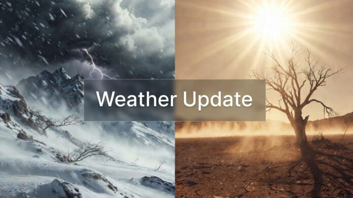 india-weather-update-march- India weather update rain snowfall heatwave March 2026