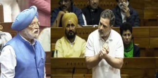 Rahul Gandhi in Lok Sabha uproar over energy crisis and Epstein allegations, New Delhi, March 12, 2026