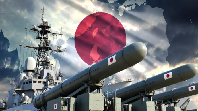 japan-defense-budget-missil Japanese defense forces missile launcher and military systems representing Japan’s record defense budget increase