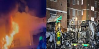 Jewish community ambulances burned in London Golders Green suspected hate crime