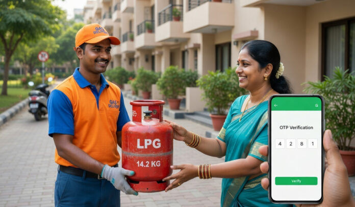 lpg-cylinder-delivery-rule- LPG gas cylinder delivery rule India booking 2-3 days OTP verification gas supply