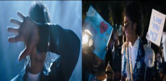 Jaafar Jackson portraying Michael Jackson in the upcoming biopic Michael