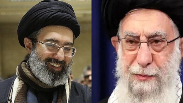 mojtaba-khamenei-iran-new-s Portrait of Mojtaba Khamenei, son of Ayatollah Ali Khamenei, reported as Iran’s new Supreme Leader.