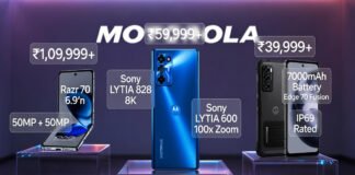 Motorola Signature quad 50MP camera flagship with Razr 70 foldable and Edge 70 Fusion 7000mAh on display March 2026
