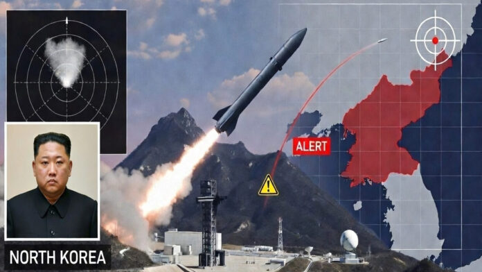 North Korea Missile Launch During US–South Korea Drills North Korea missile launch detected during US South Korea joint military drills