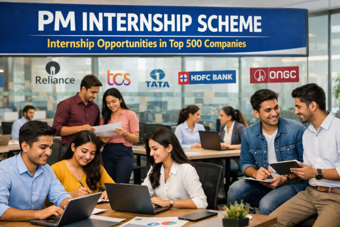 pm-internship-scheme-top-50 PM Internship Scheme registration offering internships in top 500 companies in India