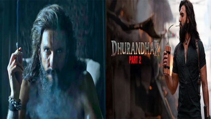 Ranveer Singh in action scene from Dhurandhar 2 directed by Aditya Dhar