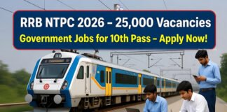 RRB NTPC 2026 recruitment Indian Railways announces 25000 vacancies