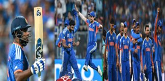 Sanju Samson celebrating his 89 runs during India vs England T20 World Cup 2026 semifinal at Wankhede Stadium