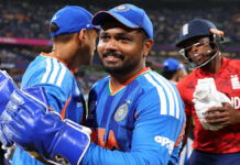 T20 World Cup 2026: India Dominates Road to Final – Sanju Samson in Player of the Tournament Race as ICC Names Top 8 Contenders Sanju Samson T20 World Cup 2026 Player of Tournament nominee India jersey celebration