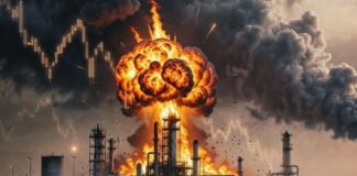 Saudi Aramco Ras Tanura refinery shutdown and global markets tumble amid oil price surge and LNG warning