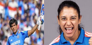 Shubman Gill and Smriti Mandhana honored at BCCI Naman Awards 2026 as Cricketer of the Year winners
