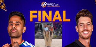 Narendra Modi Stadium Ahmedabad packed with fans during T20 World Cup final India vs New Zealand
