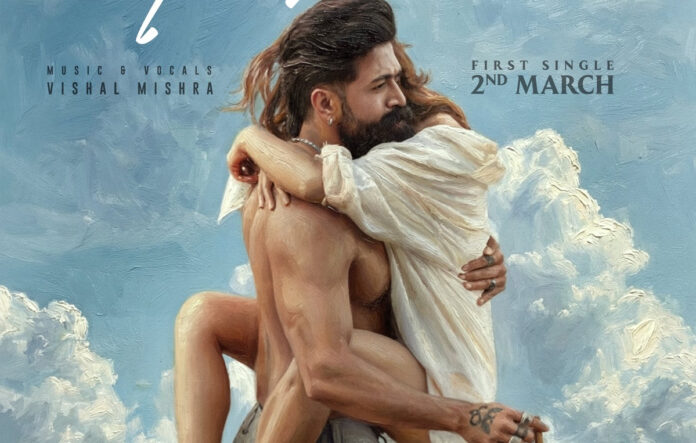 toxic-movie-first-song-taba Yash in an intense look from Toxic movie alongside promotional poster of first song Tabahi released ahead of March 19, 2026 release