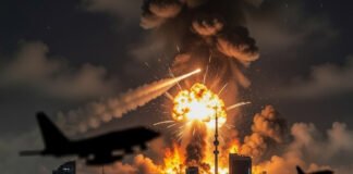 CENTCOM operation footage and missile interceptions amid US Israel Iran conflict