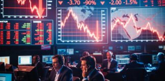 US stock market volatility with rising oil prices amid Iran conflict impacting global financial markets