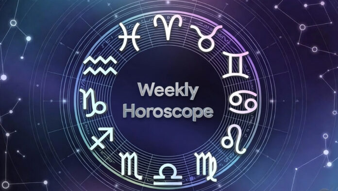 weekly-horoscope-march-9-15 Weekly Horoscope March 9–15 2026 zodiac astrology chart with twelve zodiac symbols and planetary alignment