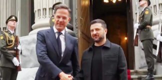 Ukrainian President Volodymyr Zelensky discussing Iranian drone threats and Middle East security cooperation