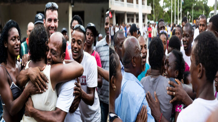 Cuba-Prisoner-Release-2026- Emotional reunion of Cuban prisoners with families after release showing hugs and tears