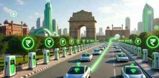 Electric cars charging in Delhi under new EV policy with tax exemption benefits