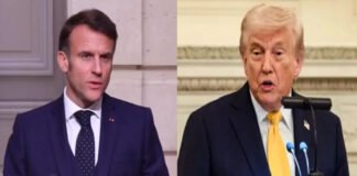 Emmanuel Macron and Donald Trump