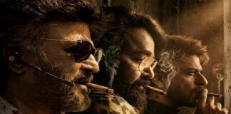 Rajinikanth on Jailer 2 film set during shooting wrap with crew and cinematic setup