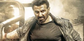 Sunny Deol in action scene from Jaat movie celebrating one year anniversary
