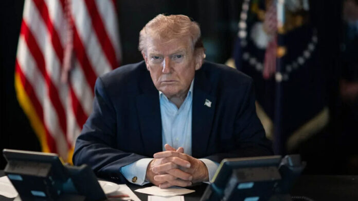 Trump-50-PeTrump 50 Percent Tariff on Iran Supportersrcent-Tariff-on- Donald Trump announcing tariffs on countries supporting Iran at White House