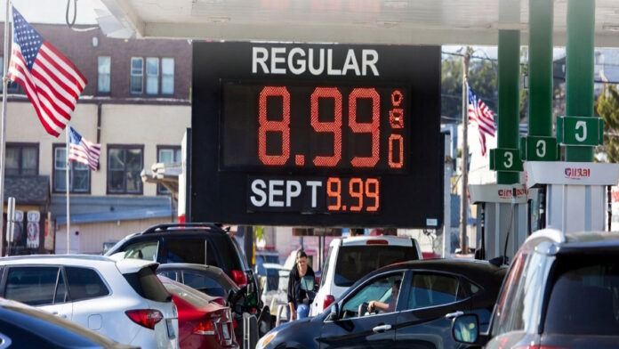 US Fuel Prices Surge During Iran Conflict Gas prices rising sharply in the US amid Iran conflict impact on inflation