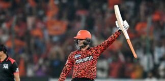 Abhishek Sharma Smashes 135, Registers 5th-Highest IPL Score as SRH Post 242 vs DC*