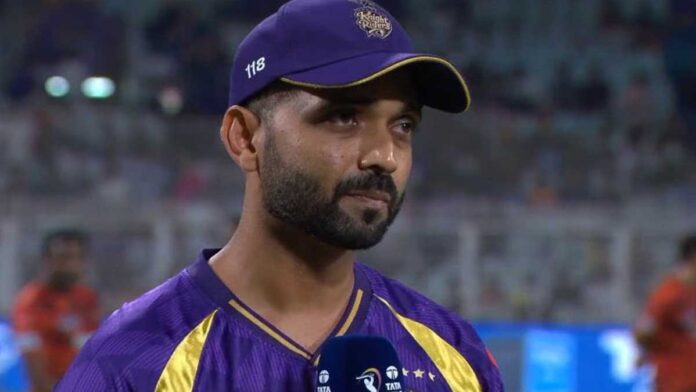Ajinkya Rahane Fined ₹12 Lakh for Slow Over Rate as KKR’s IPL 2026 Woes Deepen Ajinkya Rahane Fined ₹12 Lakh for Slow Over Rate as KKR’s IPL 2026 Woes Deepen