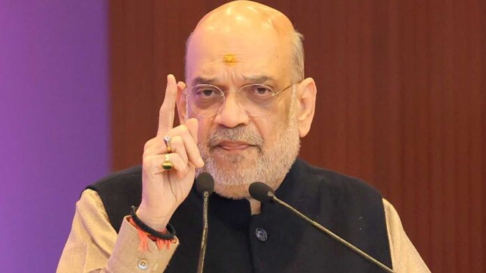 Amit Shah West Bengal Rally 2026 BJP Campaign Amit Shah addressing a political rally in West Bengal with large crowd