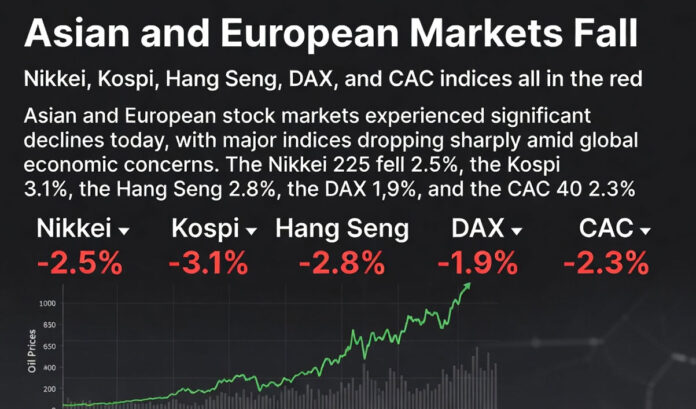 asian-european-markets-fall Asian and European stock markets decline with global indices falling and oil prices rising
