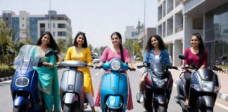 Top electric scooters in India 2026 including TVS iQube, Ather Rizta, Bajaj Chetak, Hero Vida and Suzuki e Access