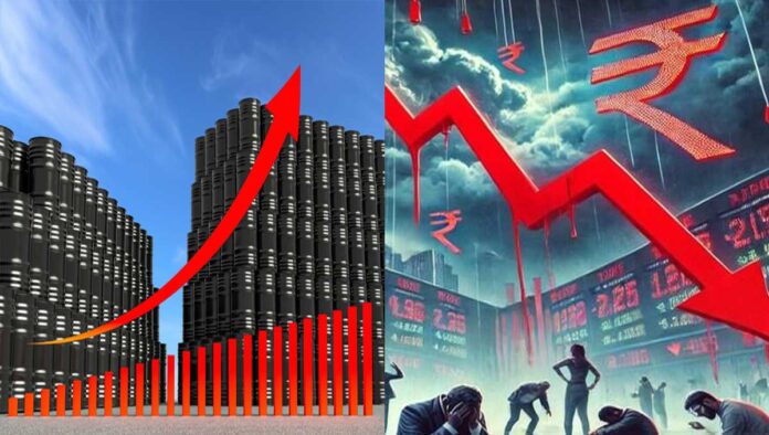 Brent Crude Hits $105.97, Sensex Falls Over 540 Points, Nifty Slips; FII Sell-Off Continues Brent Crude Hits $105.97, Sensex Falls Over 540 Points, Nifty Slips; FII Sell-Off Continues