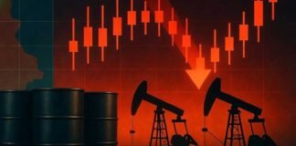 Crude oil jumps above $107 amid Middle East tensions, WTI nears $96. FII selling adds pressure on markets.