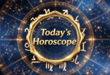 Daily Horoscope Today, April 29, 2026: Auspicious Yogas Signal Career Gains, Financial Growth for Several Zodiac Signs Zodiac wheel illustration showing all 12 signs for daily horoscope April 29 2026