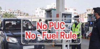 Delhi No PUC No Fuel rule petrol pump checking vehicle pollution certificate ANPR cameras 2026