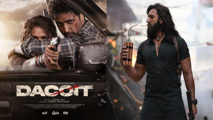 Dhurandhar 2 vs Dacoit box office clash April 2026 movie comparison