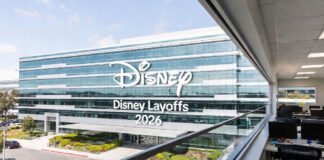 Disney headquarters with layoffs and restructuring news