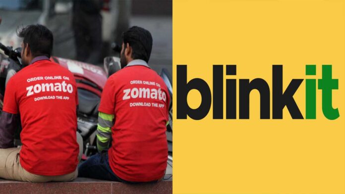 Eternal Ltd Zomato Blinkit results showing strong profit and revenue growth